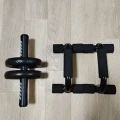 プッシュアップバー&腹筋ローラー セットのサムネイル