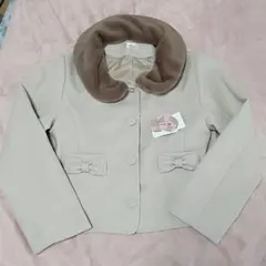 新品タグ付き　青木美紗子　しまむら　コラボ　ショートコート　完売品のサムネイル