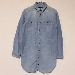 MACPHEE✨良品　ダンガリーシャツ　デニムシャツ　ライトブルー　コットン