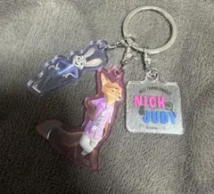 ズートピア2 劇場版3チャームキーチェーン　ニック＆ジュディ