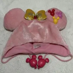ディズニー 30周年 ミニー帽子 ファンキャップ ピンク