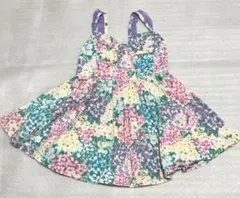 fafa 花柄ノースリーブワンピース 120cm