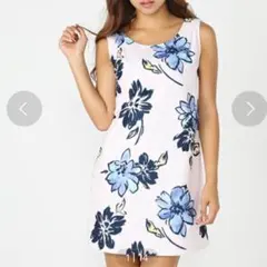 新品未使用 rienda ペインティングフラワーワンピース