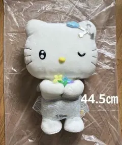ハローキティ ぬいぐるみ 2005年 ウインク 天使の羽 水色 サンリオ L 大 ハローキティ ぬいぐるみ 2005年 ウインク 天使の羽 水色 サンリオ L