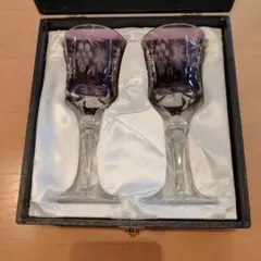 ELBE crystal ワイングラス 2個セット