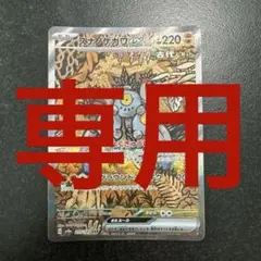 ポケモンカード テラスタルフェスex スナノケガワ sar