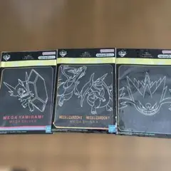 ポケモン　一番くじ　メガシンカ　ハンドタオル