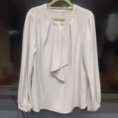 ROPÉ PICNIC ベージュ系 フリル付き長袖トップス 38