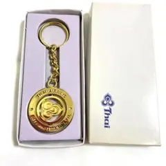 タイ航空 Thai Airways キーホルダー 回転式 未使用