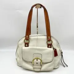 COACH コーチ ワンショルダー F10209 アイボリー - メルカリ