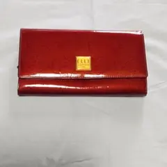 ELLE Lumiere 財布 オレンジ 花柄 長財布 レトロ エルのサムネイル
