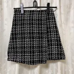 《未使用・新品 INGNI》インパン付き ツイード 台形ミニスカート