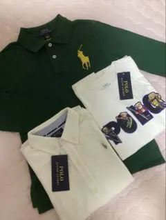 【新品未使用】ラルフローレン　ベア　Tシャツ3点　130