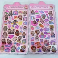 ラブブ ぷくぷくシール 2枚セット