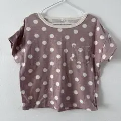 ドットTシャツ110cm