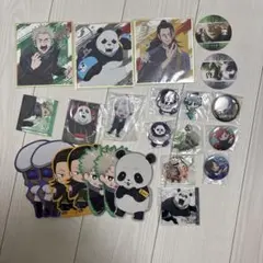呪術廻戦まとめ売り・缶バッジ・色紙・コースター・アクリルキーホルダー・ステッカー