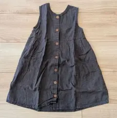 tete a tete ノースリーブワンピース ダークグレー 90cm