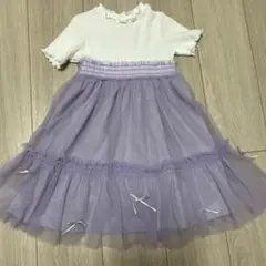 チュールワンピース ワンピース