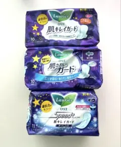 新品 ロリエ 肌キレイガード 夜用 羽つき 30cm 27cm 3個セットのサムネイル
