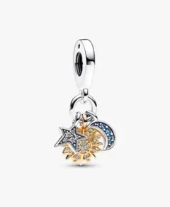 PANDORA ツートーン トリプル ダングル チャームのサムネイル