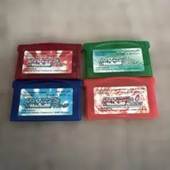 ポケットモンスター エメラルド・ルビー・サファイア・ファイアレッド4本セット