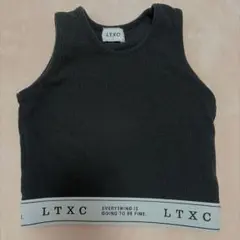 LTXC ノースリーブ タンクトップ ブラック S