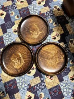 銘々皿　3枚セット　レトロ