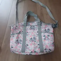 LeSportsac　ミッキー花柄ショルダーバッグ