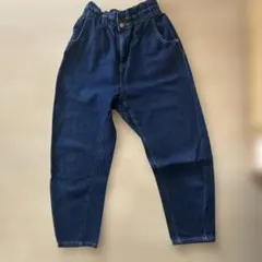 ZARA ダークブルー ハイウエストデニムパンツ38
