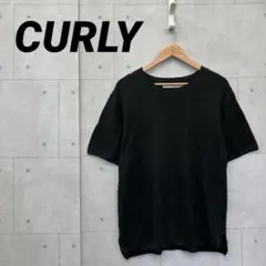CURLY カーリー サマーニット Ｔシャツ リネン サイズ2 黒のサムネイル