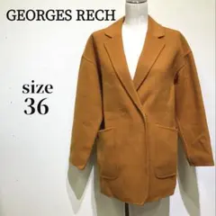 GEORGES RECH ウール混　ジャケット　薄手コート　サイズ36