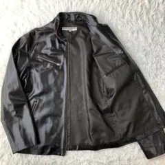 HAMNETT ナイロン シングルライダース ブラック archive HAMNETT ナイロン シングルライダース ブラック archive