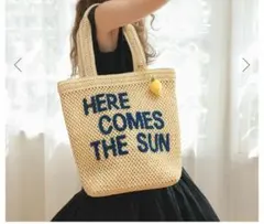 donoban メッセージラフィアトートバッグ ドノバン　2025ss