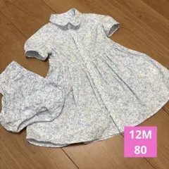 Ralph Lauren　ラルフローレン 花柄ワンピース 12M ブルマ付