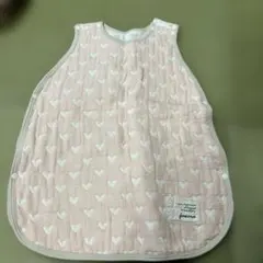 コットン100% ハート柄 ベビースリーパー