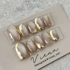 【カラー変更無料】ネイルチップ　オーダー　マグネット　キラキラ