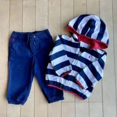 ラルフローレン　パーカーとパンツセット　80