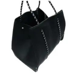 トートバッグ 軽量 ネオプレーン 大容量 通勤 ジム 黒 マザーズバッグ ヨガ