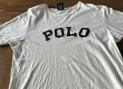 POLO SPORT ロゴ　ホワイト Tシャツ Lサイズ　半袖