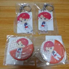 DMMスクラッチ オスカー アクキー・缶バッジセット
