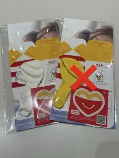 マクドナルド　風船　青いマックの日　白色