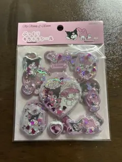 国内正規品　ぷっくりキラキラシール サンリオ マイメロディ クロミ 2シート綴り