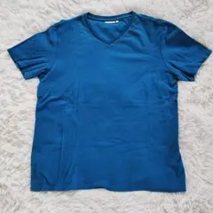 カルバンクラインCalvinklain定番鮮やかなブルーTシャツ白系パンツと！