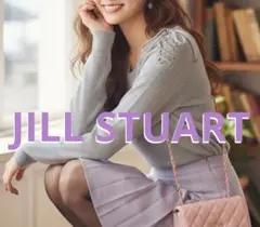 ​【JILL by JILL STUART】レースアップ Vネックニット