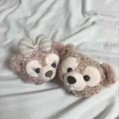 香港 ディズニー ダッフィー シェリーメイ カスタム カチューシャ 顔 パーツ