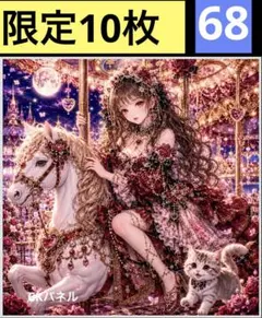 限定10枚！　美人と猫 レアパネル生地　無くなり次第終了です