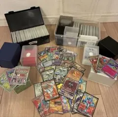 ポケモンカード 大量まとめ売り 引退品 デッキケース付き（公式スリーブあり）