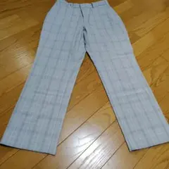 ユニクロ　パンツ　チェック　Lサイズ