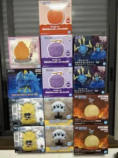 ワンピースフィギュア　ルームライト　悪魔の実　13点