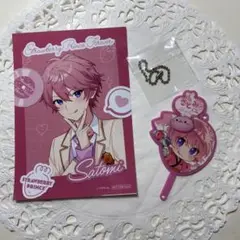 さとみ グッズ うちわキーホルダー アニメイト特典